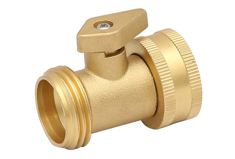 Alamă shut-off valve with copper handle made in China